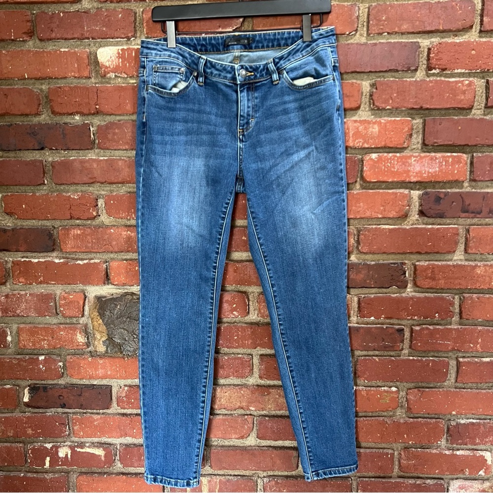 Prana‎ women's blue skinny jeans size 10/30 short -FLAWES NOTED IN LISTING